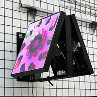 Affichage LED mural extérieur, signalétique numérique étanche et peu encombrante pour les expositions d'art et la publicité commerciale