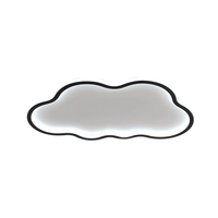 Plafonnier LED créatif moderne simple en forme de nuage, luminaire de plafond pour chambre d'enfant, chambre à coucher, avec lampe de nuit pour un bon sommeil
