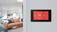 Termostato Inteligente para el Hogar con Pantalla Táctil, Programable, Compatible con Alexa y Google Home, Ahorro de Energía, HVAC, WiFi