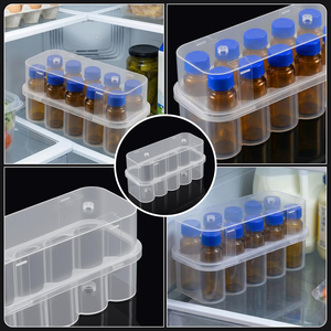 Wholesale Custom 3ml 5ml 7ml Transparent Plastic Vaccine Bottle <b>Boxes</b> Packaging <b>Small</b> Peptide Vial Bottle Storage Box - Product Image 5