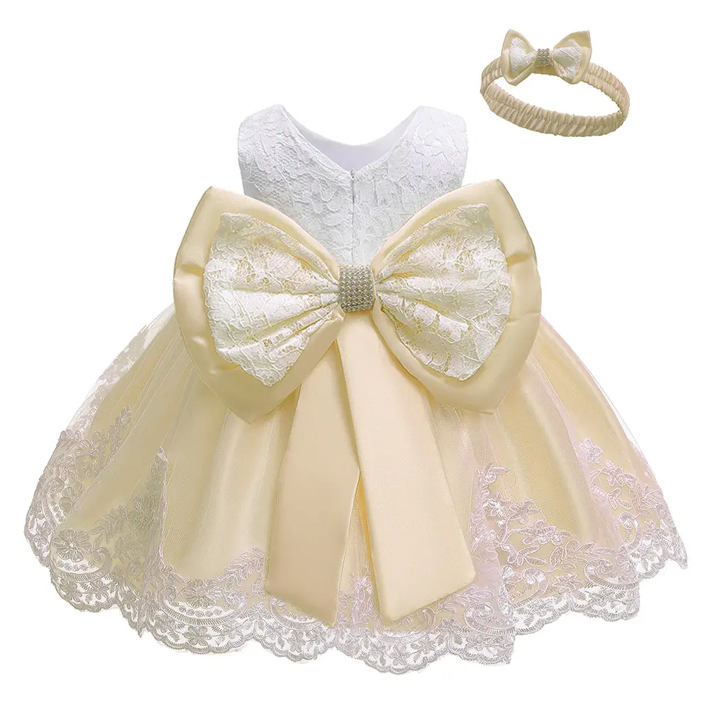 Yoliyolei Outong卸売プリンセスコスチューム子供服フラワーパーティー妊娠中の女性のためのエレガントな結婚式のベビーシャワードレス