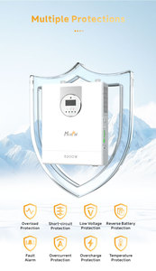 ผู้ผลิตเครื่องแปลงไฟพลังงานแสงอาทิตย์แบบไฮบริด 5200W ระบบออฟกริด คลื่นไซน์บริสุทธิ์ - Product Image 2
