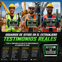 Kit de Control Remoto Inalámbrico Industrial de Alta Gama, Modelo Semi 4 Funciones, Color Verde, para Maquinaria Hidráulica de Elevación