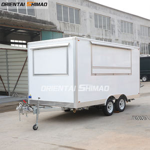 Productos de venta al por menor de China, helados de calle móvil, catering rápido, barbacoa, café, expendedora, comida, camión, remolque, barato - Product Image 1