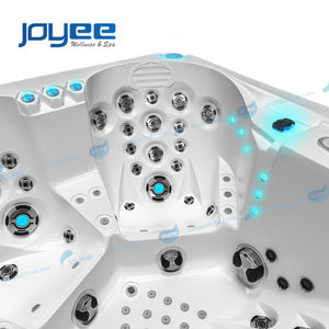JOYEE Lujo 4 personas Acrílico Shell Bañera de hidromasaje <span class=keywords><strong>Spa</strong></span> al aire libre con <span class=keywords><strong>jacuzzi</strong></span> y fiesta Baño de masaje Europa <span class=keywords><strong>Spa</strong></span> al aire libre Bañera de hidromasaje - Product Image 3