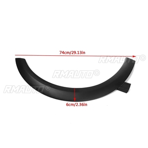 4 piezas de molduras de guardabarros para VW GOLF Mk3 1991-1997 / VW VENTO 1992-1998 Versión Europea, embellecedores de arco de rueda tipo alerón - Product Image 5