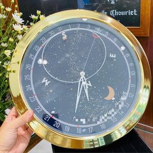 16 इंच की बैडू फेली आधुनिक धातु दीवार घड़ी उच्च परिशुद्धता उच्च-परिशुद्धता वाले उच्च-अंत एकल चेहरा घड़ी सूर्य आंदोलन - Product Image 2