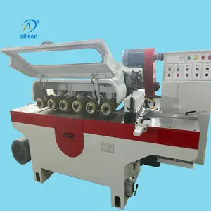 Allison Machinery High-efficient Table Saw Multi-blade Cutting Square Wood Sawing Multi Rip Saw Blade Machine