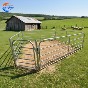 Panel de Cerca para Ganado, Ovejas y Cabras, Galvanizado, de 1m/1.28m de Altura, Venta Directa de Fábrica, Barato, para Cercas de Granja - Product Image 1