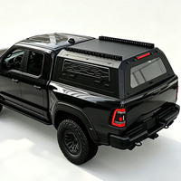 Hard-top en alliage pour camionnette, couvercle de benne verrouillable, étanche et durable pour benne de pick-up de 6 pieds, idéal pour les voyages sur route, taille moyenne