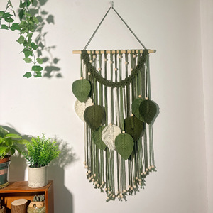 All'ingrosso stile bohémien arazzo da <span class=keywords><strong>parete</strong></span> in rilievo <span class=keywords><strong>di</strong></span> legno tessuto a mano per soggiorno o camera da letto decorazioni - Product Image 3