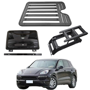 Porte-bagages <span class=keywords><strong>de</strong></span> <span class=keywords><strong>toit</strong></span> en aluminium <span class=keywords><strong>de</strong></span> qualité supérieure avec échelle latérale et boîte latérale pour <span class=keywords><strong>Porsche</strong></span> Cayenne 2005-2012 - Product Image 1