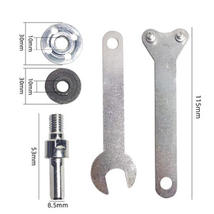 Kit de conversion pour meuleuse d'angle Yunbei Yb, ensemble de 5 pièces, sac de transport, accessoires d'outils électriques à tige hexagonale en acier - Product Image 2