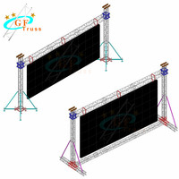 Support d'écran Led, pendre l'écran LED, toile de fond, système de treillis de scène