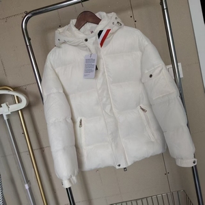 Modèle 2025 Veste en duvet pour homme et <span class=keywords><strong>femme</strong></span> de haute qualité, élégante et luxueuse, épaisse, 100% coton pur - Product Image 5