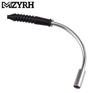 Protector de Codo para Freno V-Brake de Bicicleta, Cubierta Antipolvo para Cables, para Bicicletas de Montaña/Carretera, Delantero/Trasero, Aleación de Aluminio Plateado+Negro, Acero Inoxidable - Product Image 2