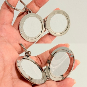 Llavero de Metal Sublimable en Blanco <span class=keywords><strong>para</strong></span> <span class=keywords><strong>Fotos</strong></span>, Transferencia Térmica, Imagen Familiar Personalizada <span class=keywords><strong>para</strong></span> Recuerdo, Regalo, Llavero - Product Image 4