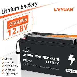 เซลล์แบตเตอรี่ลิเธียมไอออนเหล็กฟอสเฟต200ah 100AH 12.8V เกรด A Lifepo4 - Product Image 2