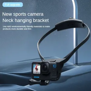 POV/VLOG Correa de pecho montada en el cuello para teléfono inteligente para <span class=keywords><strong>GoPro10</strong></span>/9/8/7 Soporte para teléfono móvil con cuello de cámara deportiva - Product Image 6