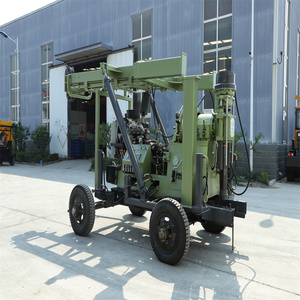 500m Depth Trailer Mounted Rotary Water Well Drilling <strong>Rig</strong> for Sale - Product Image 1