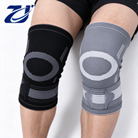 Genouillère à sangle de compression réglable, en tricot élastique respirant, pour le soutien du genou au quotidien, pour le sport et l'entraînement
