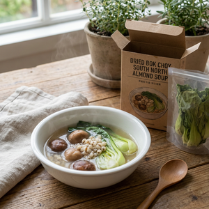 Mélange de soupes aux herbes séchées style Bok Choy et abricot - Bouillon saisonnier détoxifiant et purifiant pour les poumons - Product Image 3
