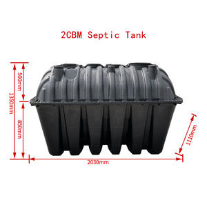 Sistema de Tanque de Retención Subterráneo de Plástico PE de <span class=keywords><strong>2000</strong></span> <span class=keywords><strong>Litros</strong></span>, Duradero y Eficiente, para Tratamiento de Aguas Residuales Residenciales Rurales - Product Image 3