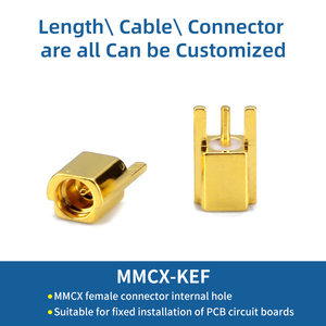 Adaptador RF MMCX a Roscado de 50 Ohmios, Convertidor Coaxial Chapado en Oro para Módulo Inalámbrico GPS <span class=keywords><strong>WiFi</strong></span>, Compatible con Personalización OEM - Product Image 3