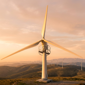 Generador Eólico de Eje Horizontal de 200kW, Diámetro del Rotor de 22m, Altura de 30m, Sistema de Energía Gratuita Windmolen - Product Image 5
