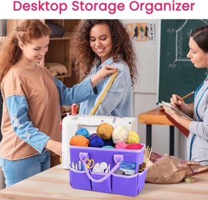 Organisateur de bureau pour artisanat et fournitures artistiques, organiseur de dossiers, sac de rangement pour fournitures artistiques de bureau - Product Image 5