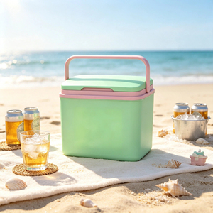 Contenedor de hielo portátil aislado de material PU para fiestas deportivas al aire libre, para enfriar bebidas y cerveza, ideal para senderismo, coche, <span class=keywords><strong>picnic</strong></span>, nevera de 11L. - Product Image 1