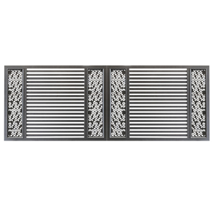 Conception contemporaine Portes de jardin Alliage d'aluminium Automatique Personnalisé Porte d'allée coulissante électrique Conception extérieure - Product Image 2