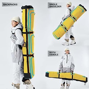 Muestra gratis de alta calidad portátil de invierno deportes al aire libre esquí viaje neopreno Snowboard cubierta bolsa de almacenamiento de gran capacidad - Product Image 3