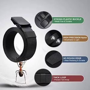 Wholesale Men's Fashionable Weave Comfortable Polyester Fabric <b>Belt</b> Steel Buckle Vintage Fashion Casual Outdoor Tactical Hunting - Product Image 2