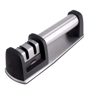 เครื่องลับมีดสแตนเลสแบบแมนนวล ล้อเจียรเพชรเซรามิก ทนทาน ใช้งานในครัวเรือน - Product Image 1