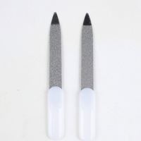 Limes à ongles et outils de polissage modernes écologiques en plastique avec grattoir pour manucure, limes à ongles promotionnelles, marque OEM