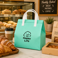 Sacs isothermes Eco Choice Cooler, durables, non tissés, imperméables, 15L, fermeture à bande, sac isotherme pour boulangerie, plats à emporter, restauration