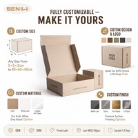 Boîte d'expédition à bande déchirable personnalisée en carton ondulé, emballage e-commerce perforé à ouverture facile, logo OEM, toutes tailles