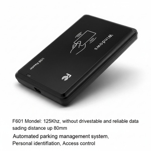 Lecteur de cartes USB haute performance F601, lecteur de cartes d'identité IC 125KHz RFID, lecteur de bureau, plug & play, sans pilote - Product Image 2