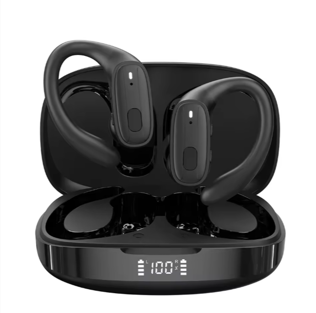 Wireless Over-Ear Earbuds with for Bluetooth Playtime IPX4 Waterproof Sports Headset Earhooks Earphones