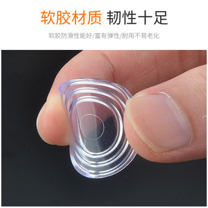 Sous-plats en verre transparent Shengyuan avec ventouses double face pour tables à café et à dîner - Product Image 5