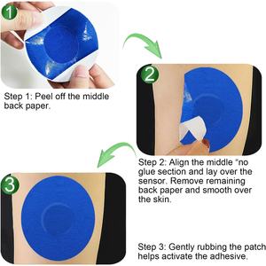 Cubiertas Impermeables para Sensores <span class=keywords><strong>Freestyle</strong></span>, Parches Adhesivos Flexibles para CGM, Libres de Látex, Larga Duración, Sin Pegamento en el Centro, Multicolores - Product Image 5