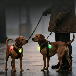 Collar de Perro con Luz LED, Etiqueta de Seguridad para Perros, Luces Nocturnas para Perros y Gatos, para Correr, Acampar, Escalar, Ciclismo - Product Image 1