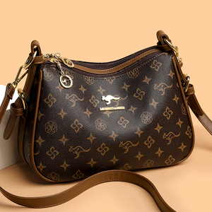 Sac bandoulière <span class=keywords><strong>en</strong></span> <span class=keywords><strong>cuir</strong></span> PU imperméable, sac messager vintage de haute qualité, sac à bandoulière de luxe pour femmes, style tendance et pratique - Product Image 1