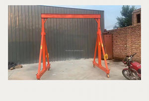 รถเครนโครงไฟฟ้าเคลื่อนที่ขนาดเล็กสำหรับโรงรถ1-5ตันปรับความสูงได้ส่วนประกอบแกนมอเตอร์เครื่องยนต์ควบคุมระยะไกล - Product Image 6