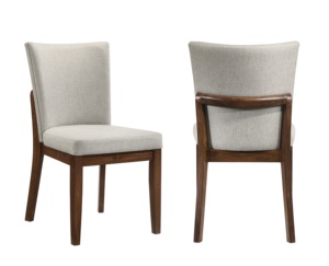 Chaises confortables en bois massif avec cadre en bois antique, revêtement en tissu, pour la maison et les restaurants - Product Image 2