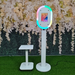 Hình bầu dục DSLR Photo Booth máy ngay lập tức chia sẻ phương tiện truyền thông xã hội Selfie 11inch 12.9inch và 13inch iPad Booth - Product Image 1