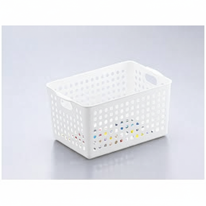 Cesto di stoccaggio profondo bianco Inomata - Product Image 1