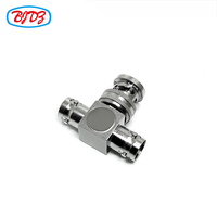 Directamente de fábrica BNC TRB 1553B enchufe macho conector coaxial BNC adaptador triaxial hembra a Jack tipo T Adaptador convertidor
