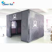 Vente d'usine Cage de pratique de golf pop-up Tente Simulateur de golf gonflable avec écrans